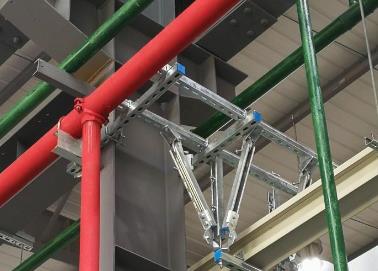 陆川该抗震支架的整体式支吊架结构协调性好